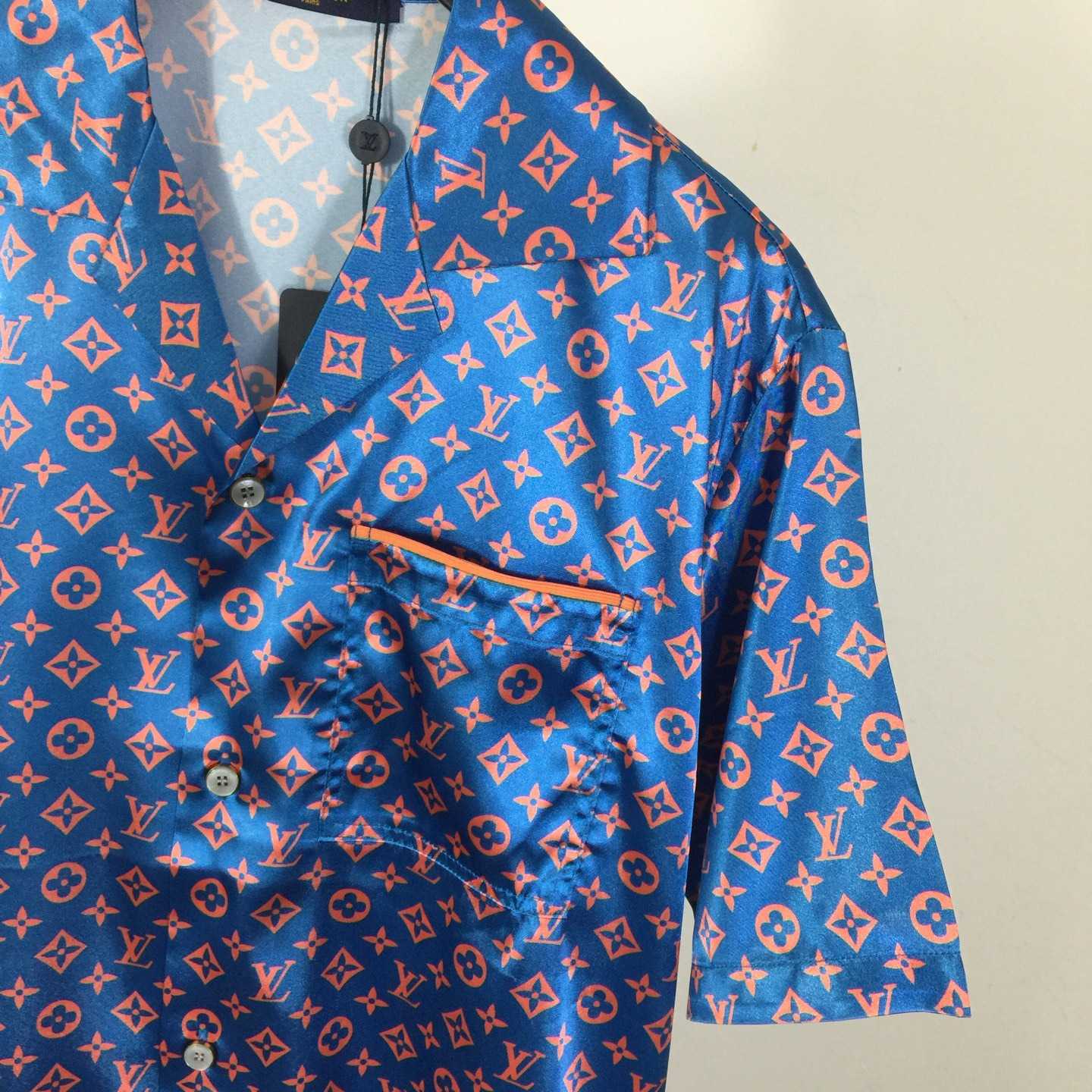 Louis Vuitton Monogram Short-Sleeved Shirt    - DopestKickz