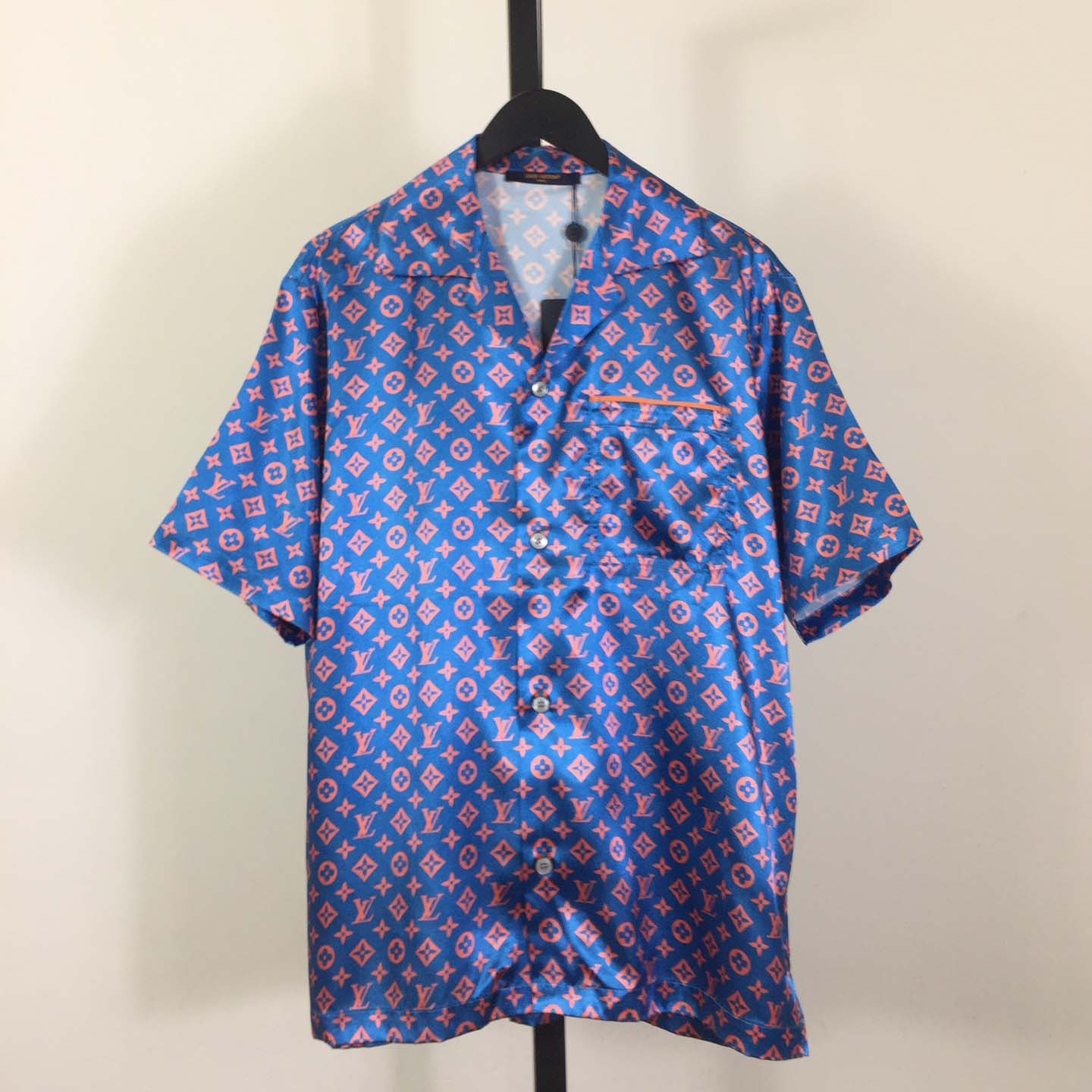 Louis Vuitton Monogram Short-Sleeved Shirt    - DopestKickz