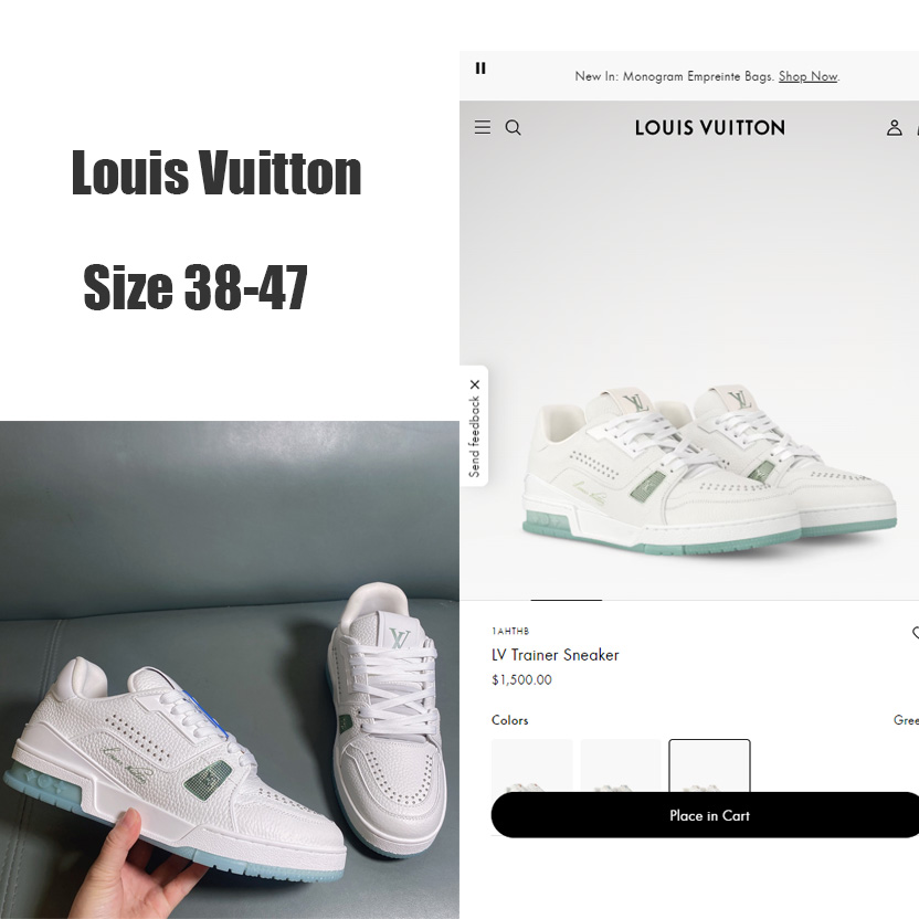 Louis Vuitton LV Trainer Sneaker     1AHTHB - DopestKickz