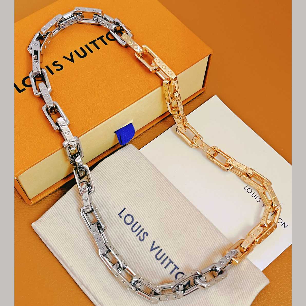 Louis Vuitton Monogram Necklace - DopestKickz