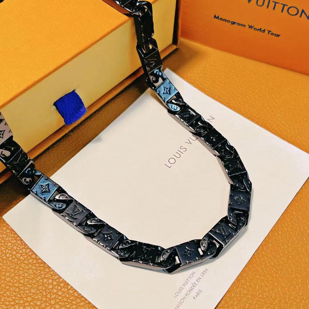 Louis Vuitton Monogram Tied Up Necklace   M01782 - DopestKickz