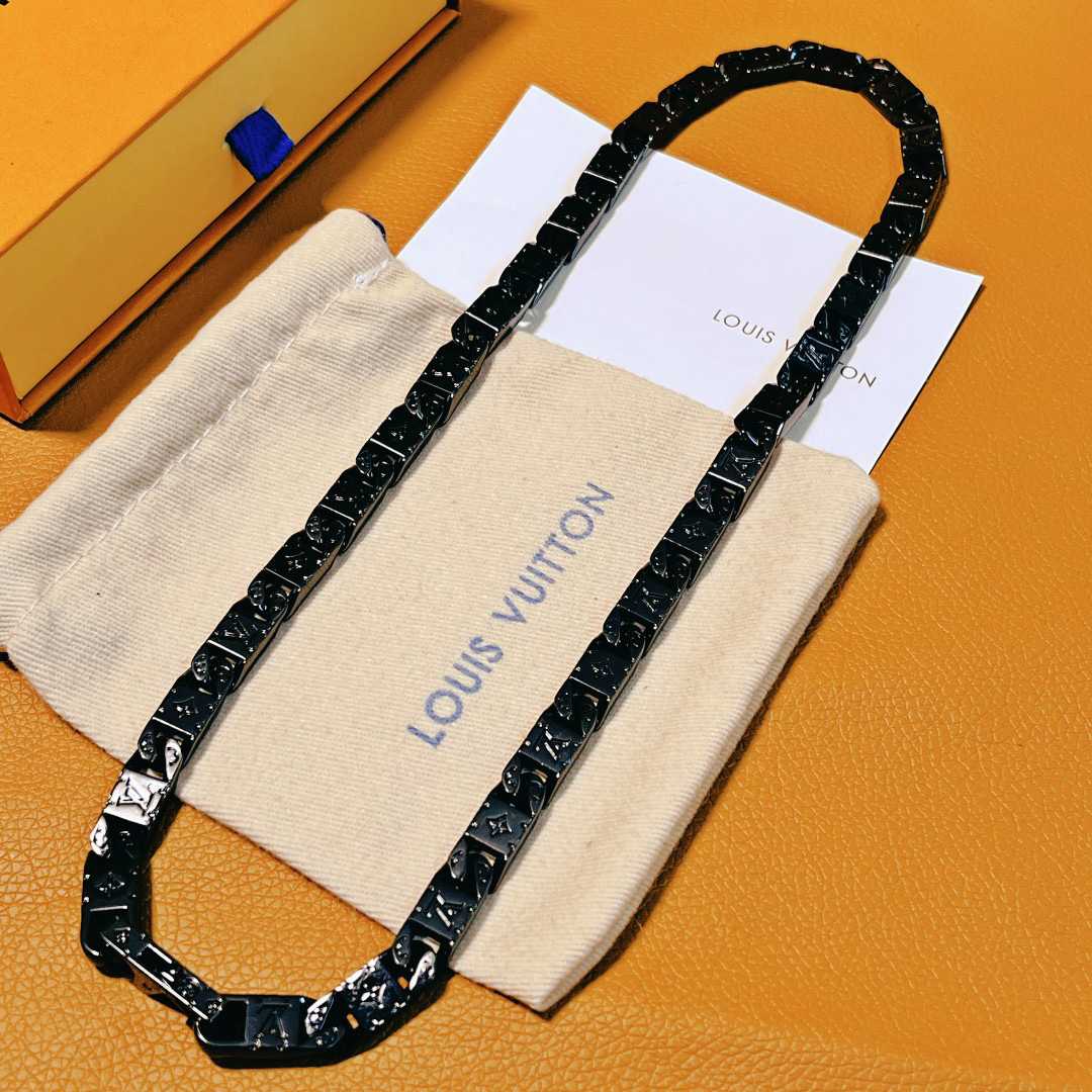 Louis Vuitton Monogram Tied Up Necklace   M01782 - DopestKickz