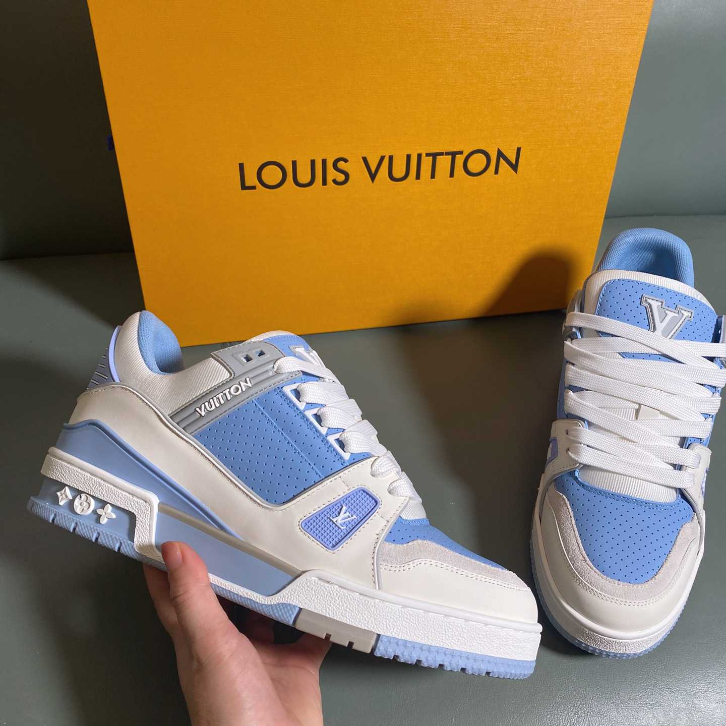 Louis Vuitton LV Trainer Sneaker      1AHTEI - DopestKickz