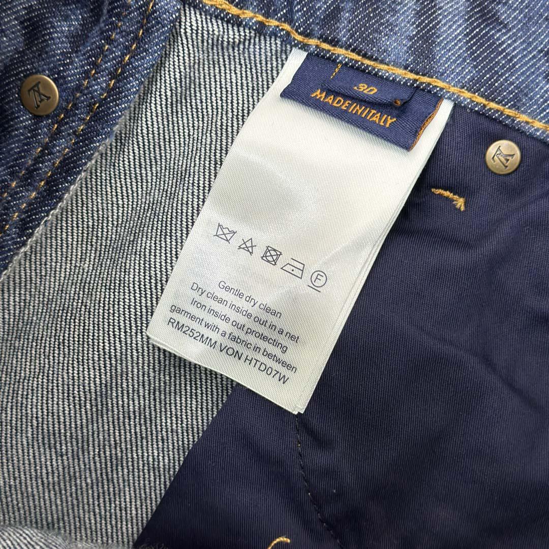 Louis Vuitton Cuffed Denim Skate Pants   1AHVBG - DopestKickz