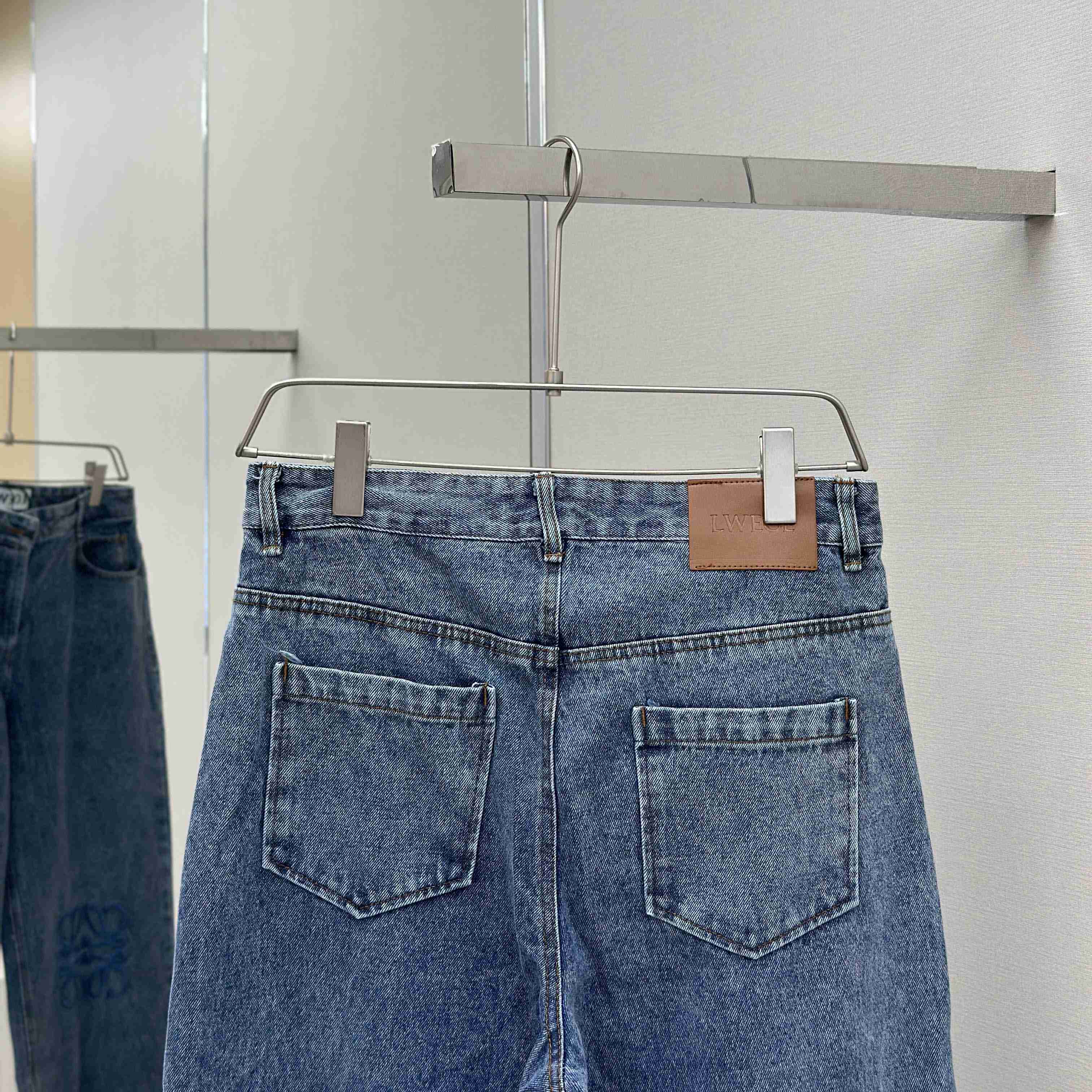 Loewe Anagram Baggy Jeans In Denim - DopestKickz