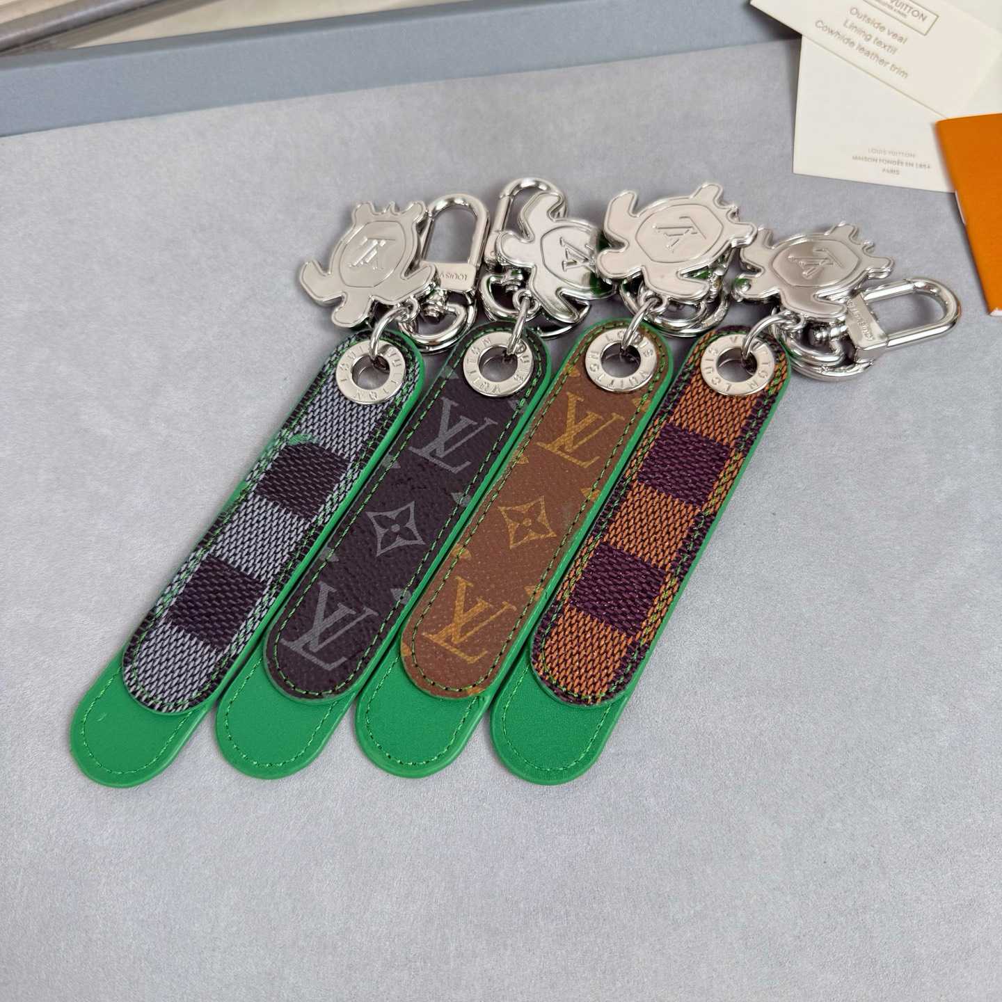 Louis Vuitton Dragonne Tab Key Holder and Bag Charm   M02564 - DopestKickz