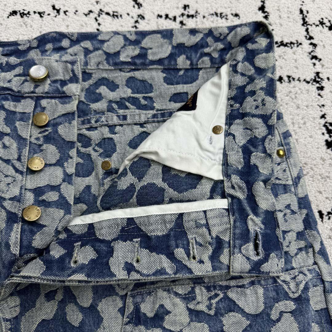 Louis Vuitton Jacquard Workwear Denim Pants   1AILS9 - DopestKickz