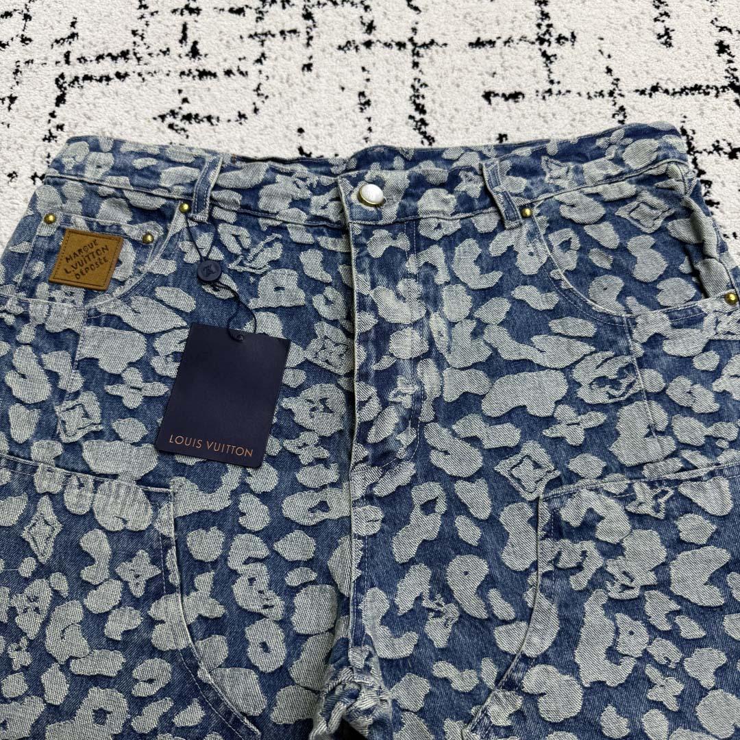 Louis Vuitton Jacquard Workwear Denim Pants   1AILS9 - DopestKickz