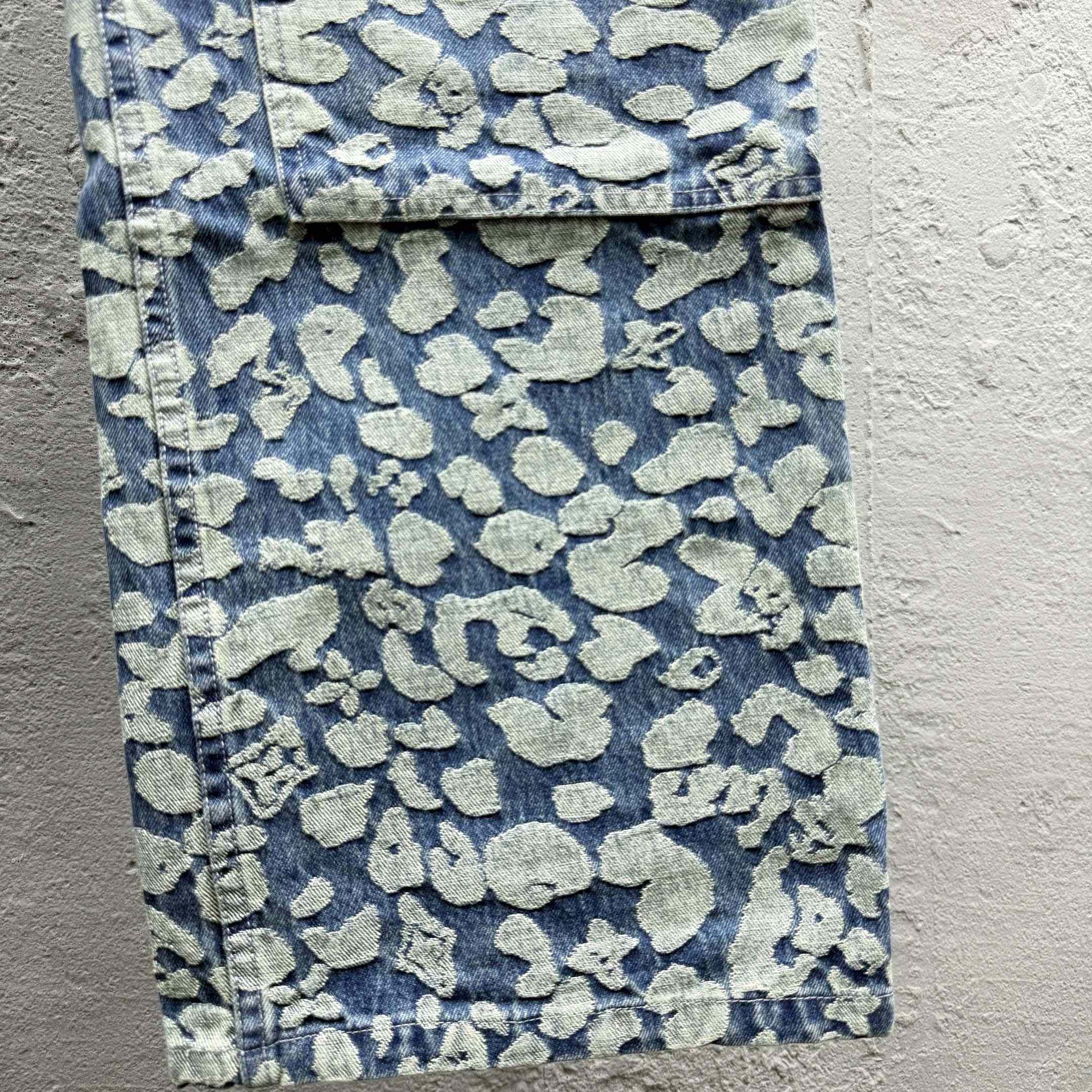 Louis Vuitton Jacquard Workwear Denim Pants   1AILS9 - DopestKickz