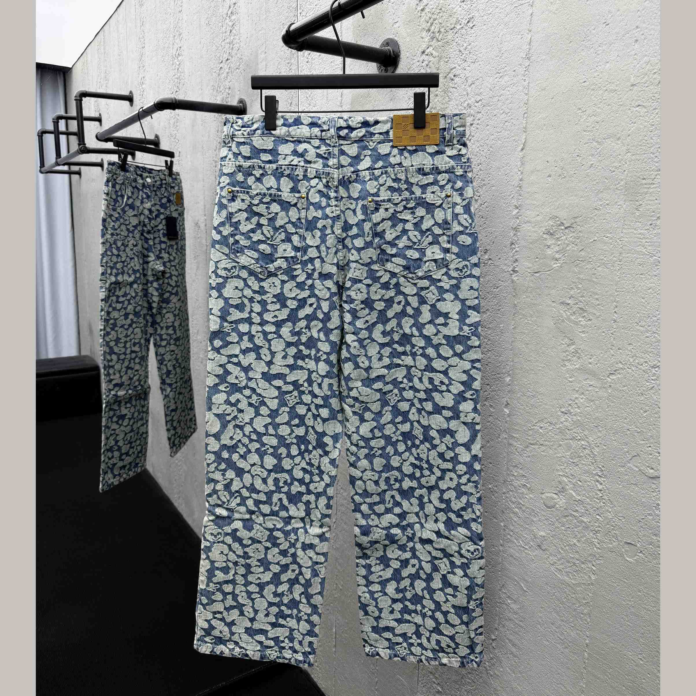 Louis Vuitton Jacquard Workwear Denim Pants   1AILS9 - DopestKickz