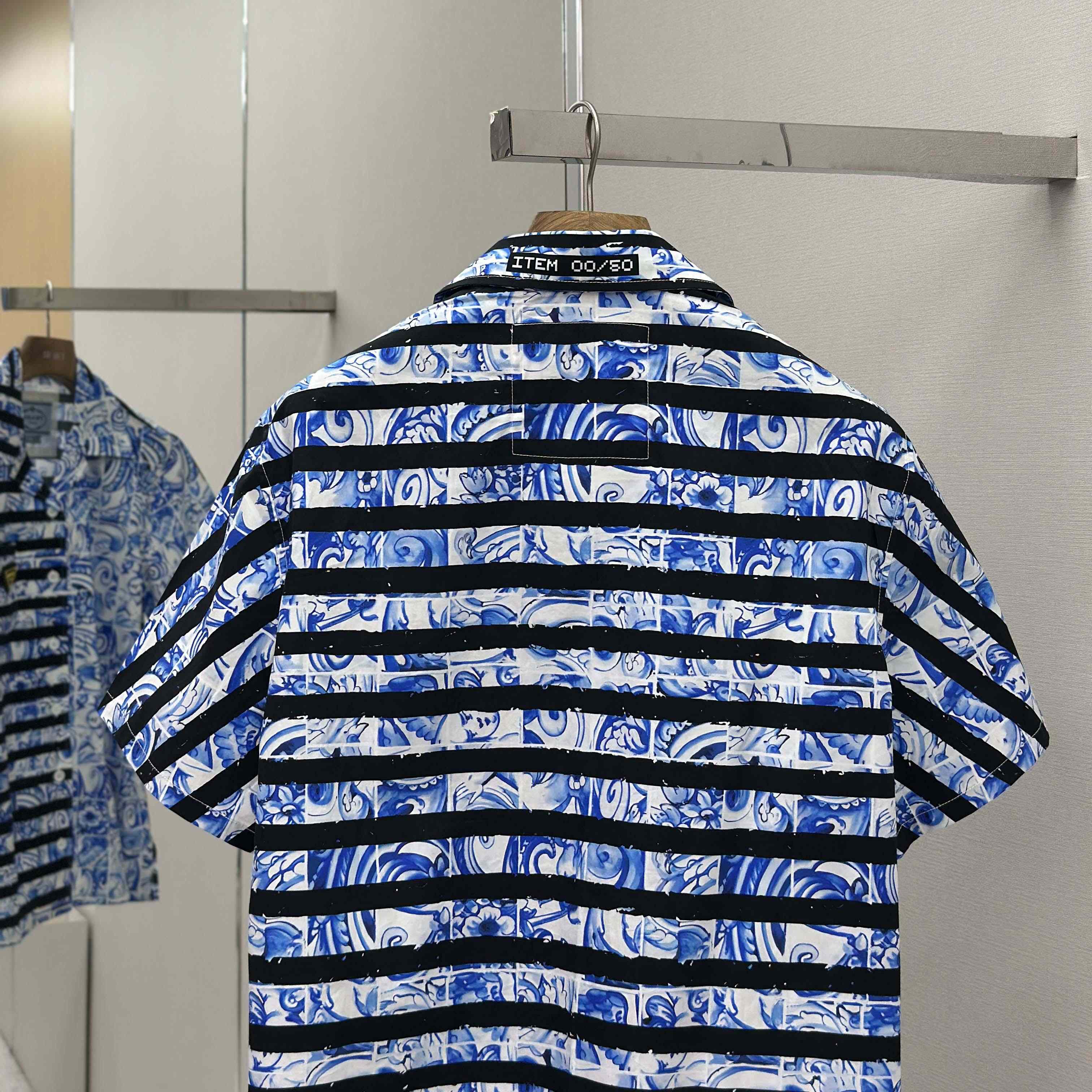 Prada Timecapsule Printed Cotton Shirt - DopestKickz