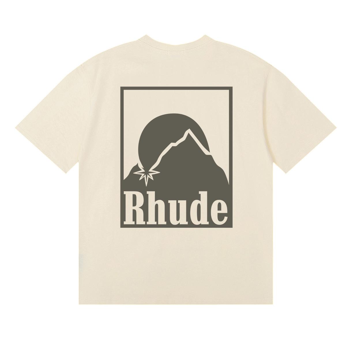 Rhude Off- Moonlight Badge T-Shirt - DopestKickz