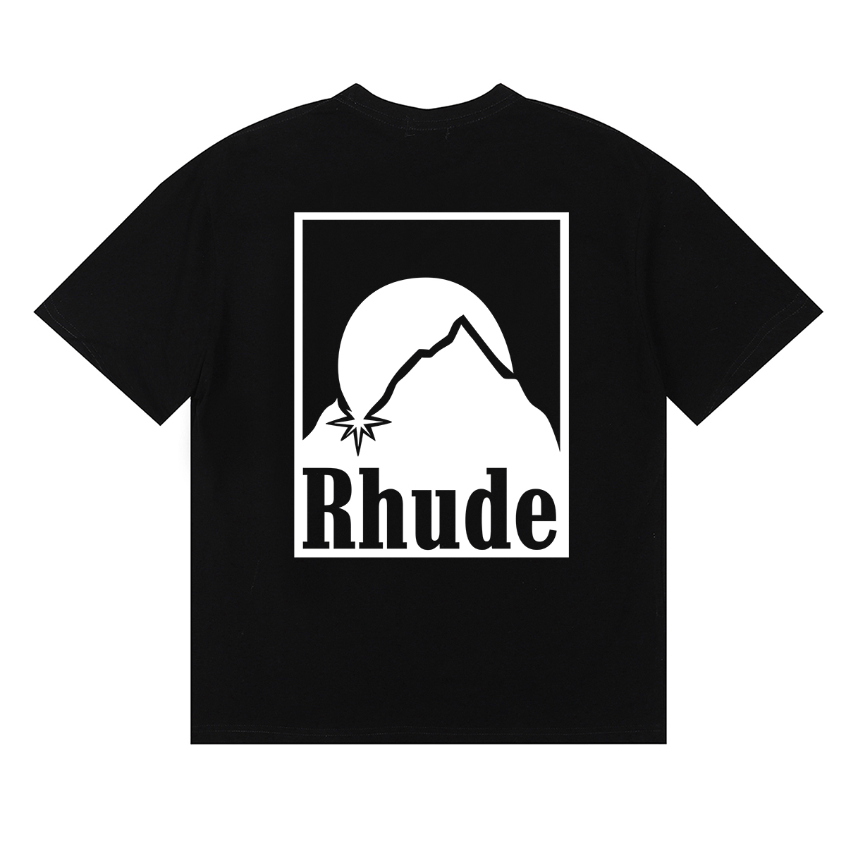 Rhude Off- Moonlight Badge T-Shirt - DopestKickz