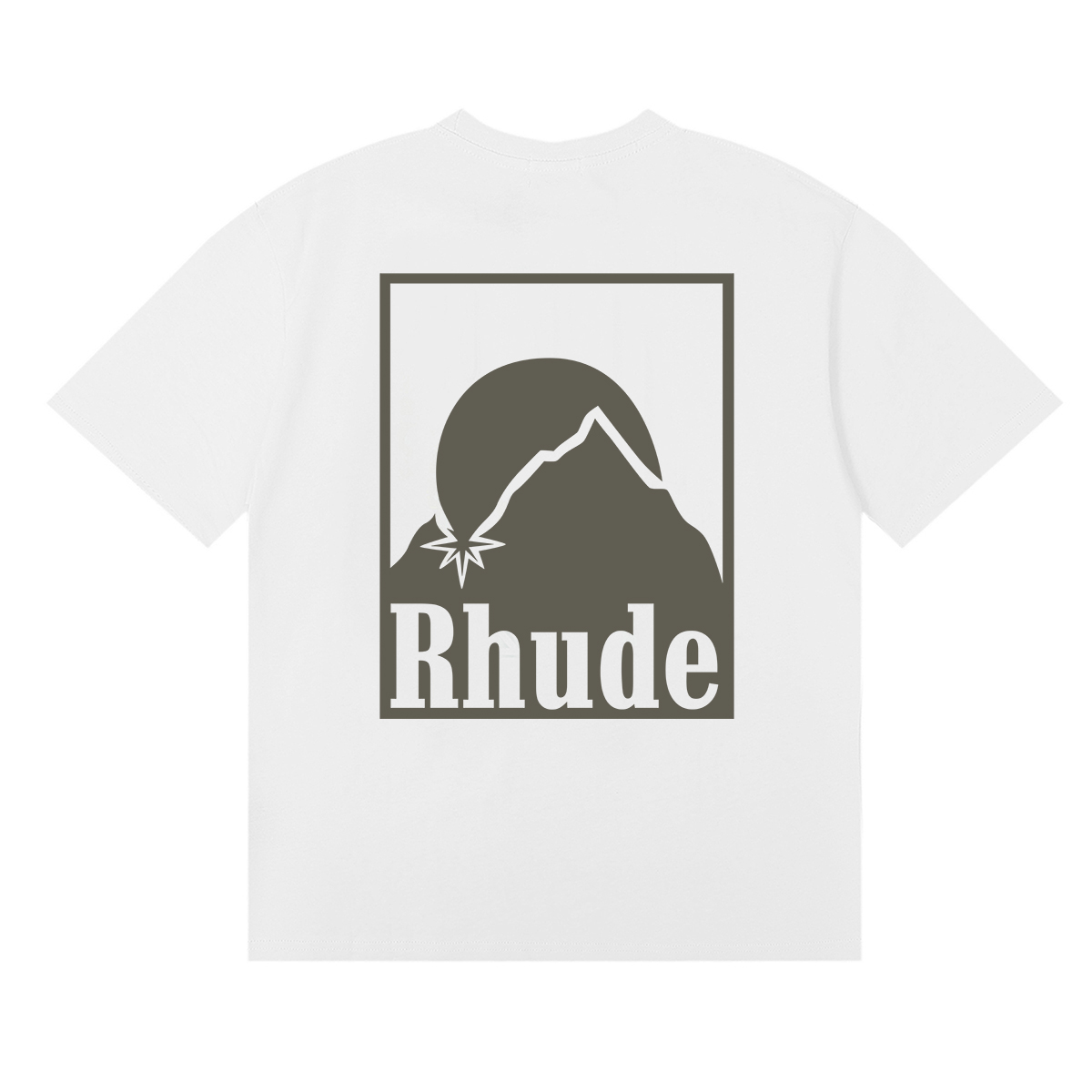 Rhude Off- Moonlight Badge T-Shirt - DopestKickz