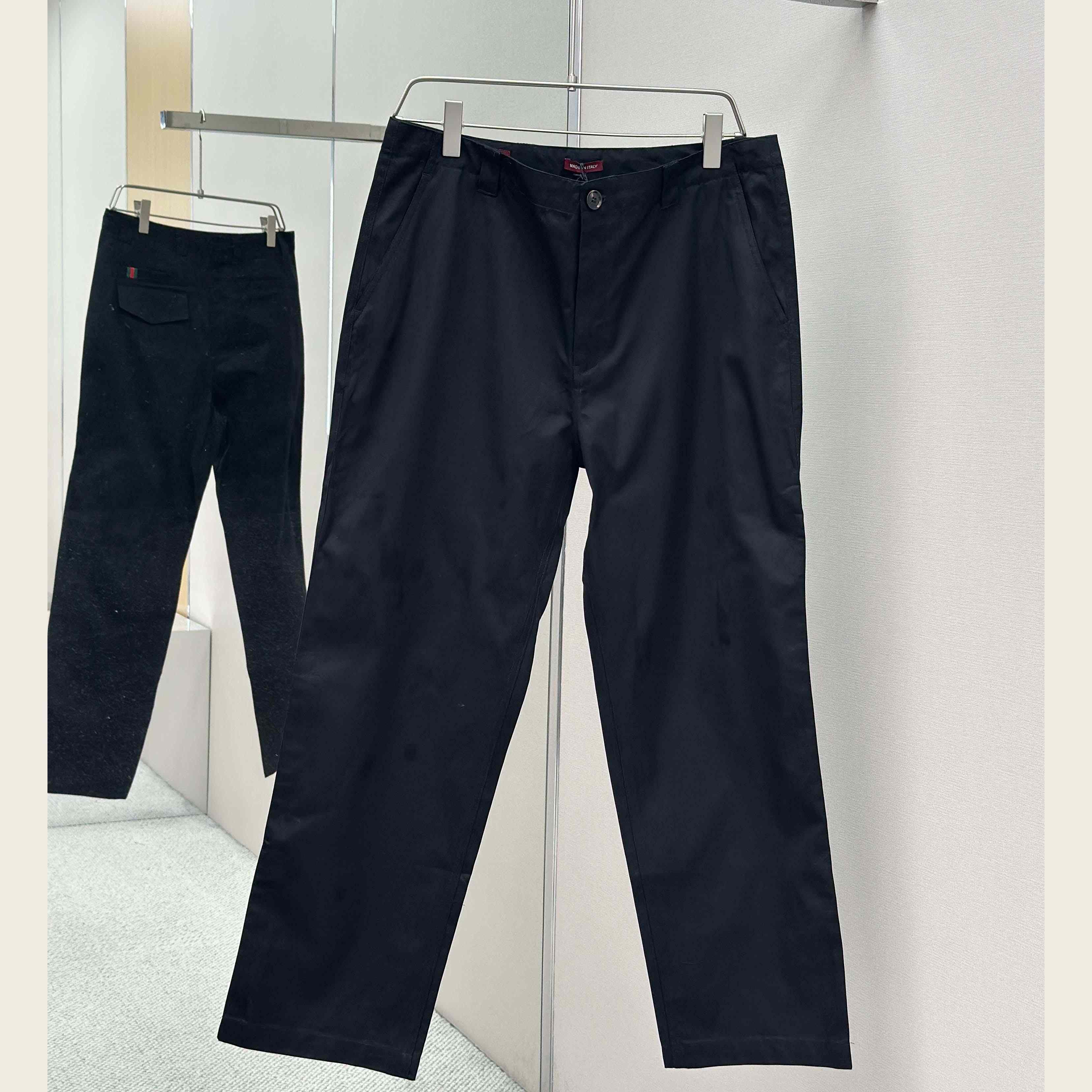Gucci Cotton Pant With Web Detail - DopestKickz