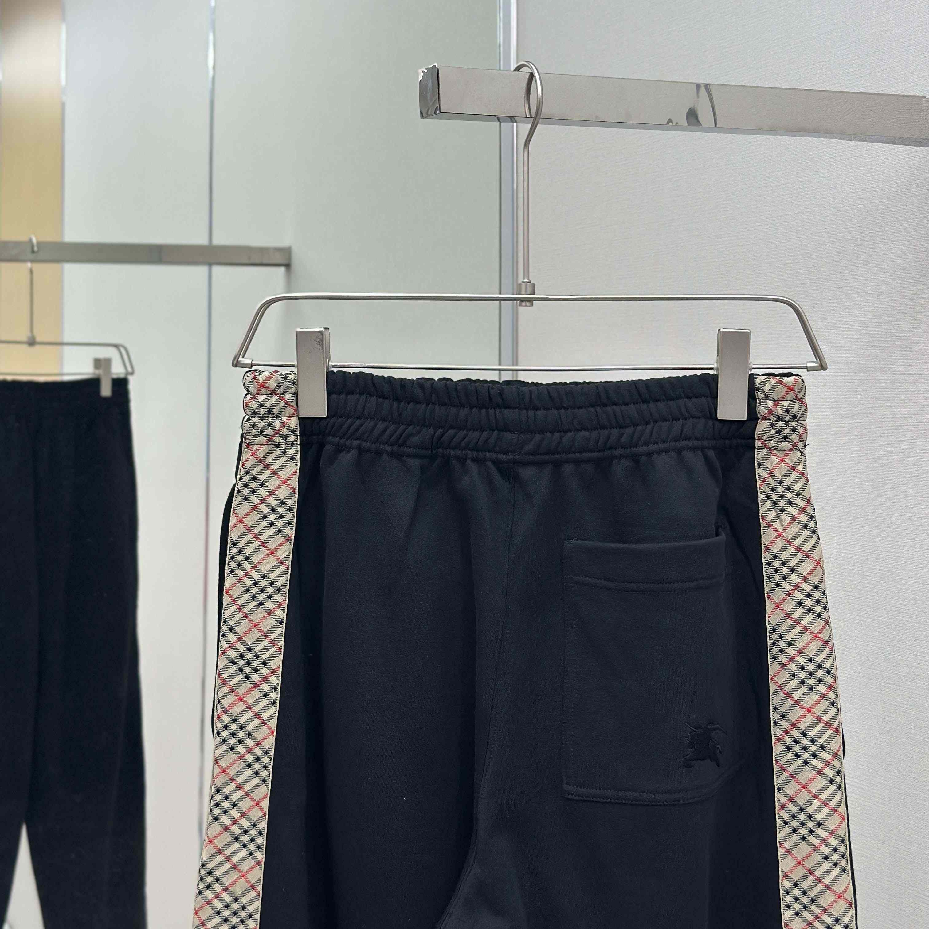 Burberry Check Trim Cotton Jogging Pants - DopestKickz