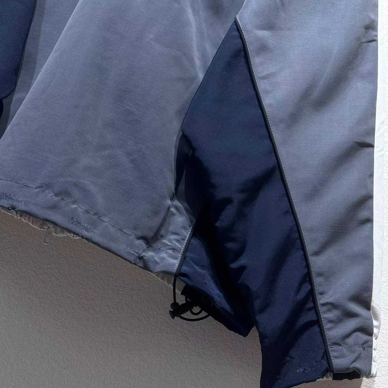 Balenciaga 50/50 Tracksuit Jacket In White And Grey - DopestKickz