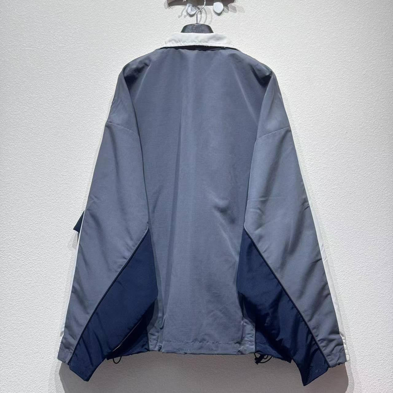 Balenciaga 50/50 Tracksuit Jacket In White And Grey - DopestKickz