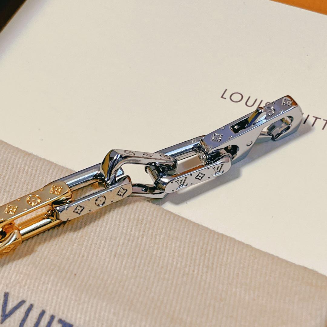 Louis Vuitton Monogram Chain Bracelet - DopestKickz
