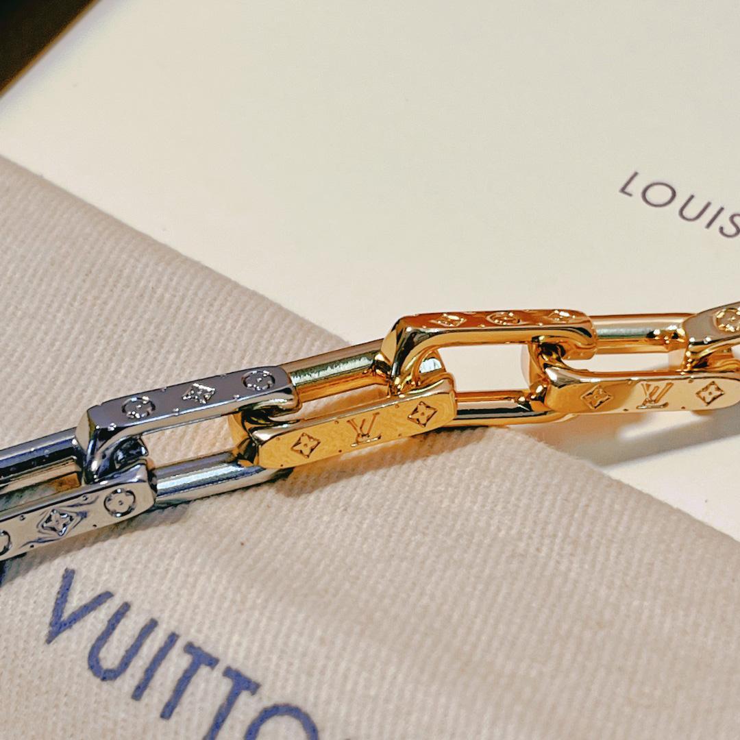 Louis Vuitton Monogram Chain Bracelet - DopestKickz