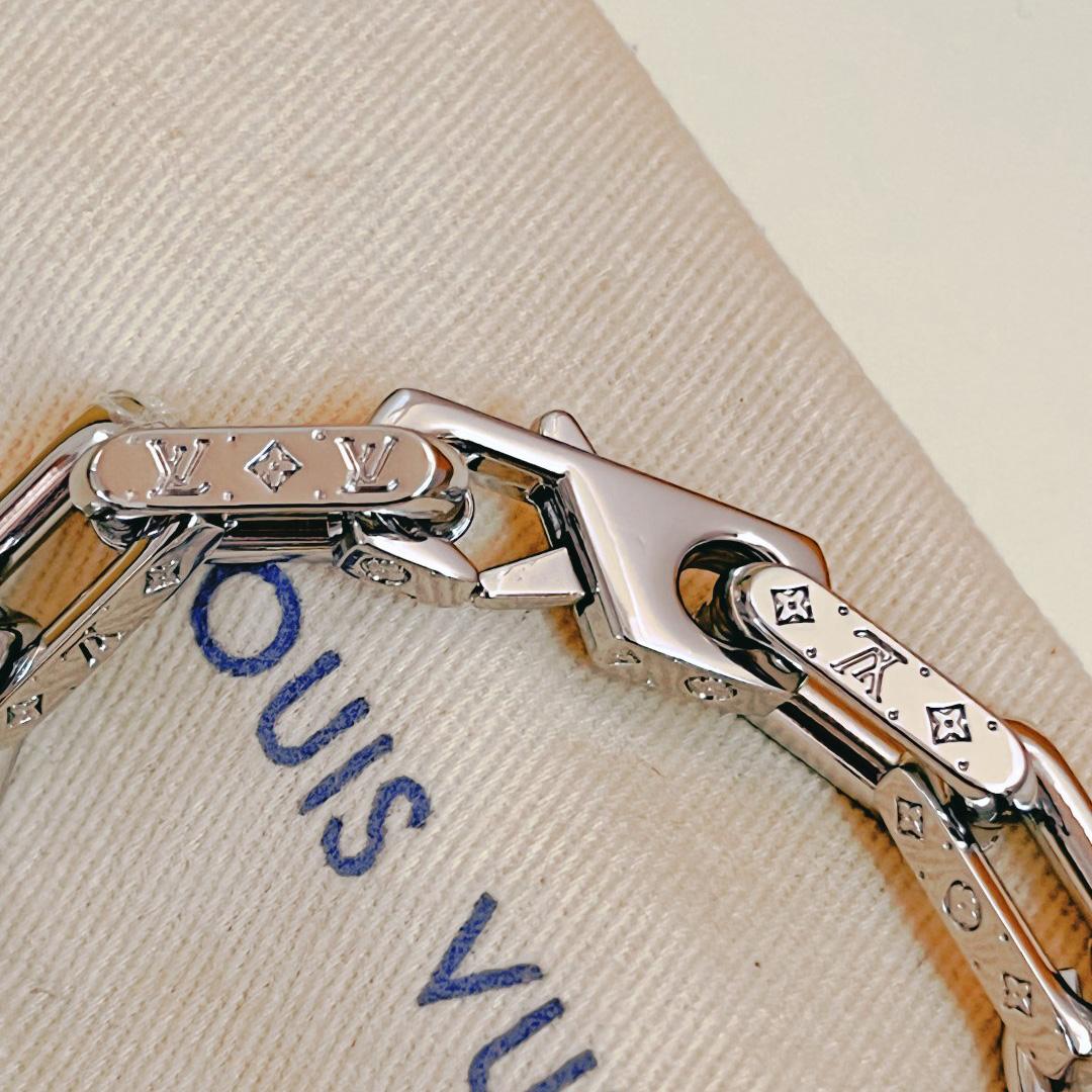 Louis Vuitton Monogram Chain Bracelet - DopestKickz