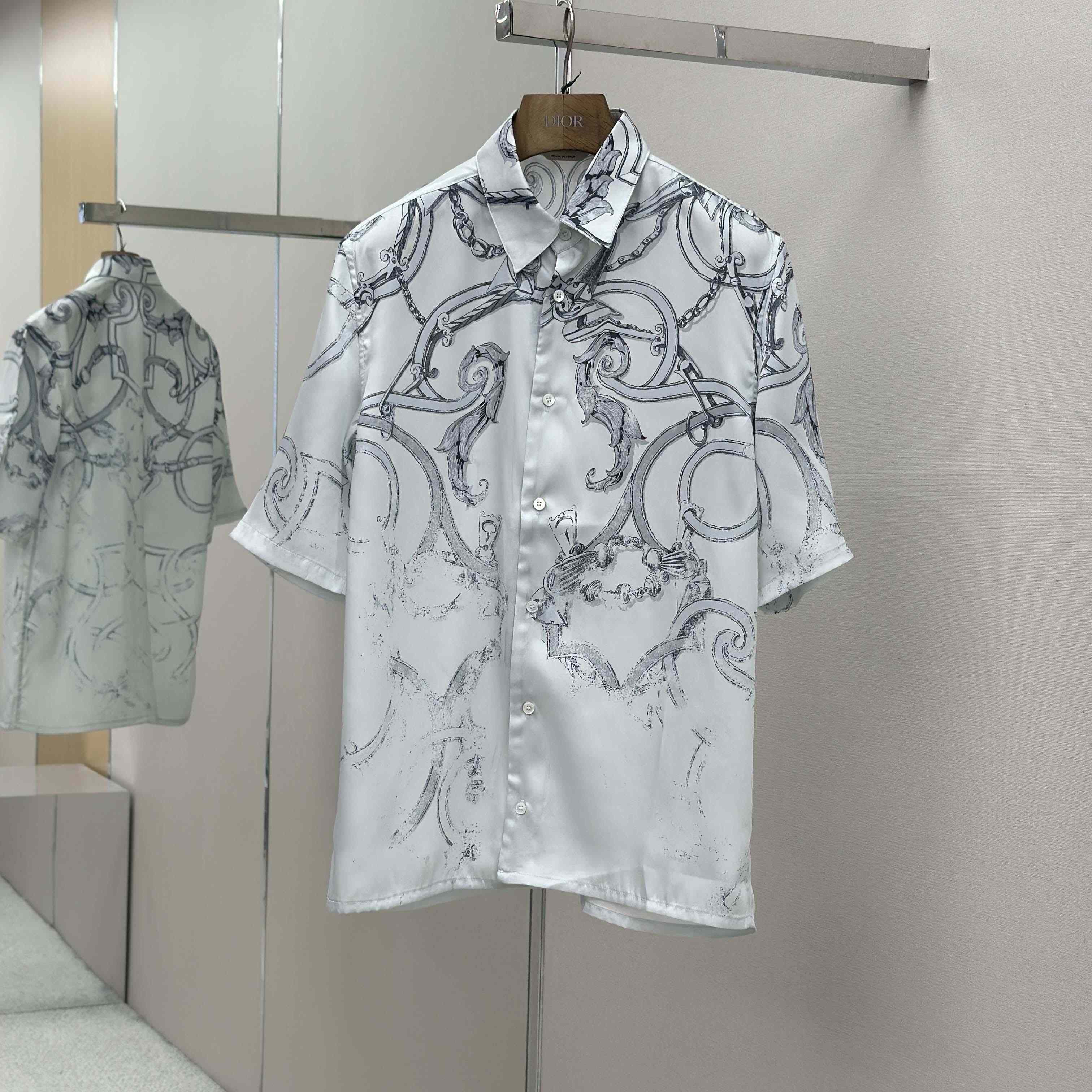 Hermes "L'Instruction Du Roy Patine" Straight Cut Shirt - DopestKickz