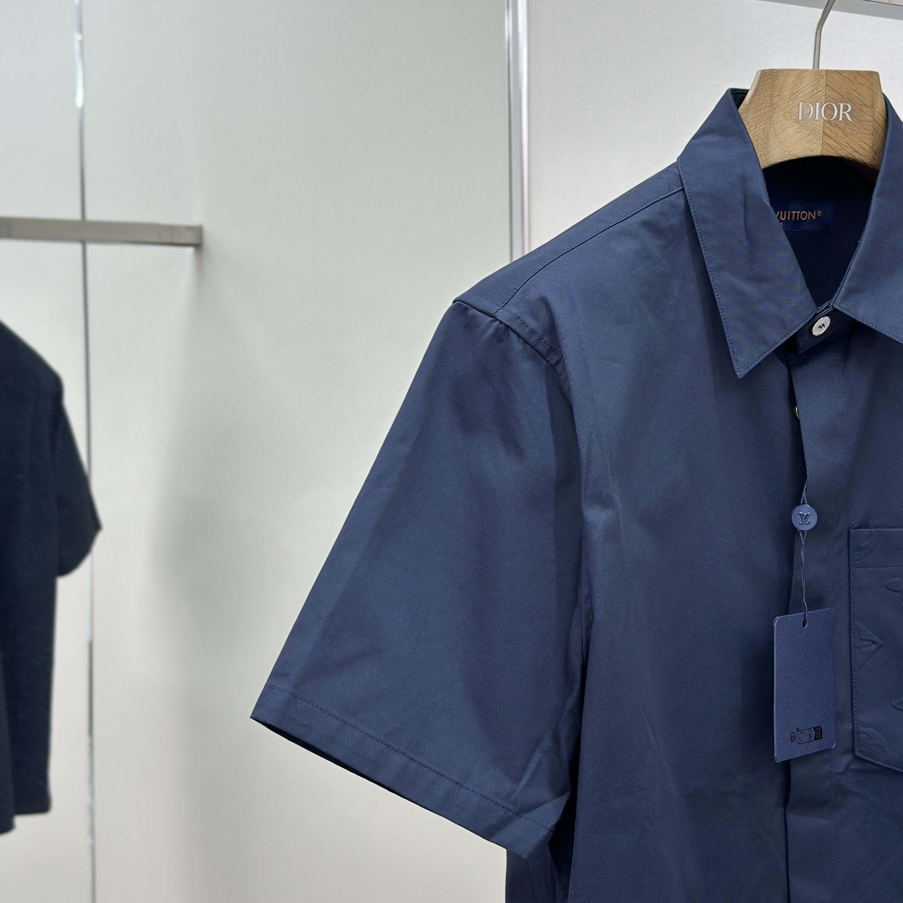 Louis Vuitton Monogram Pocket Short-Sleeved Shirt    - DopestKickz