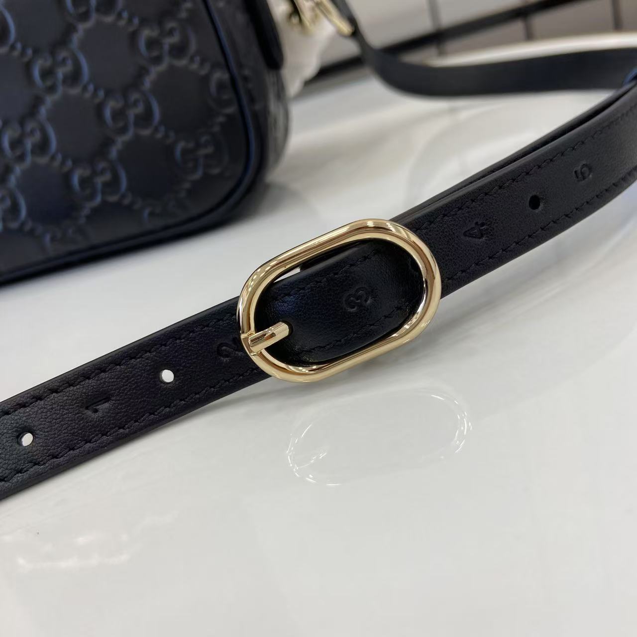Gucci GG Emblem Small Shoulder Bag - DopestKickz