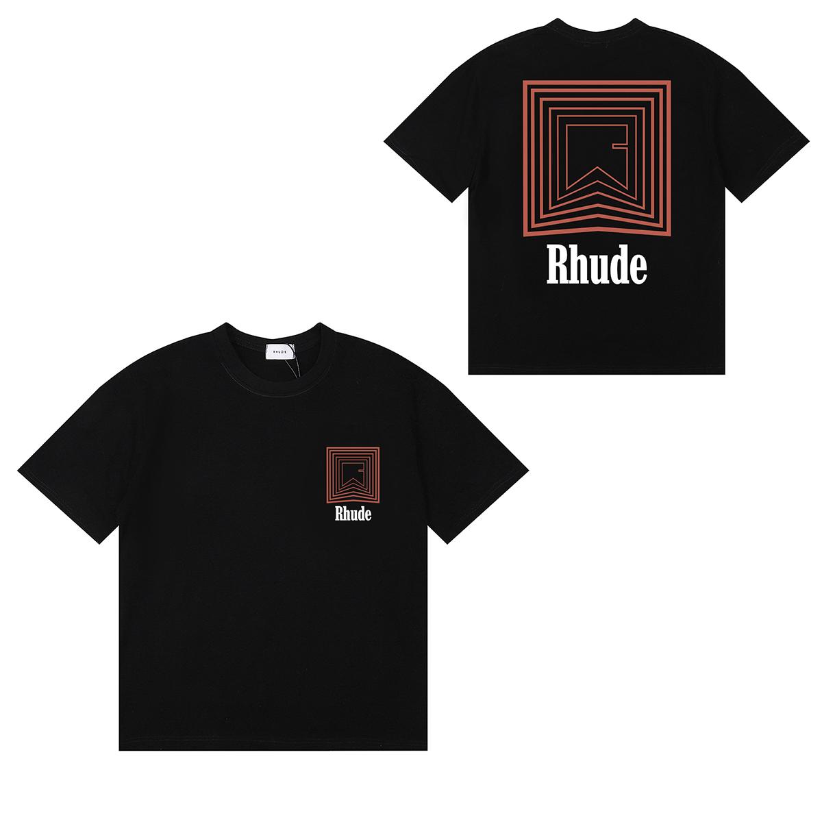 Rhude Printed Cotton-Jersey T-Shirt  - DopestKickz