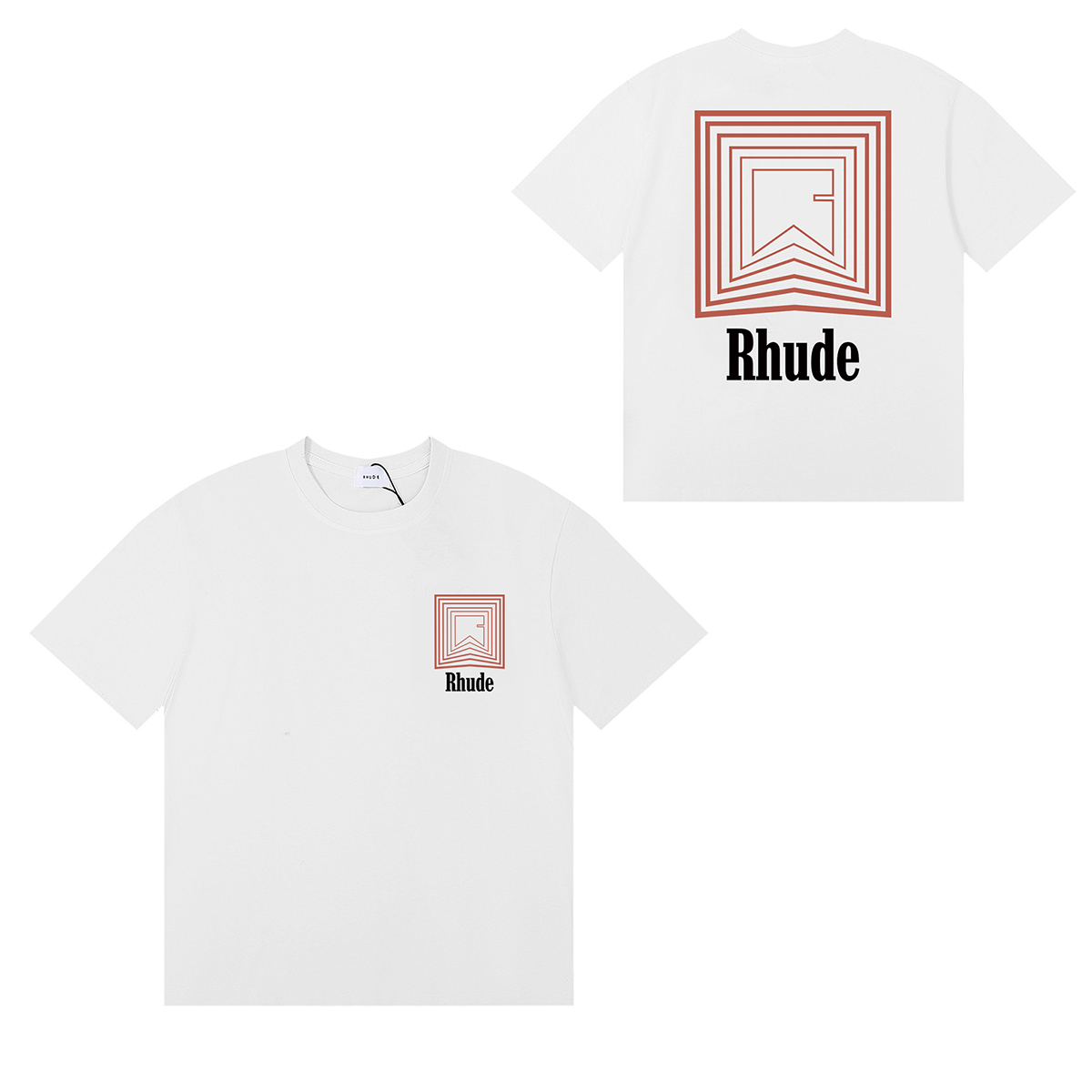 Rhude Printed Cotton-Jersey T-Shirt  - DopestKickz