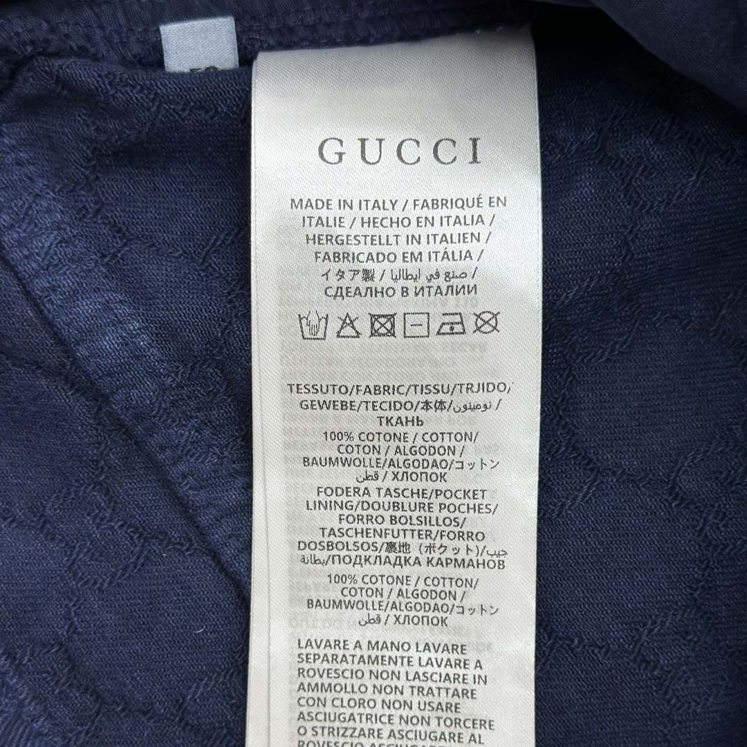 Gucci Bleached GG Cotton Denim Jacquard Pant - DopestKickz