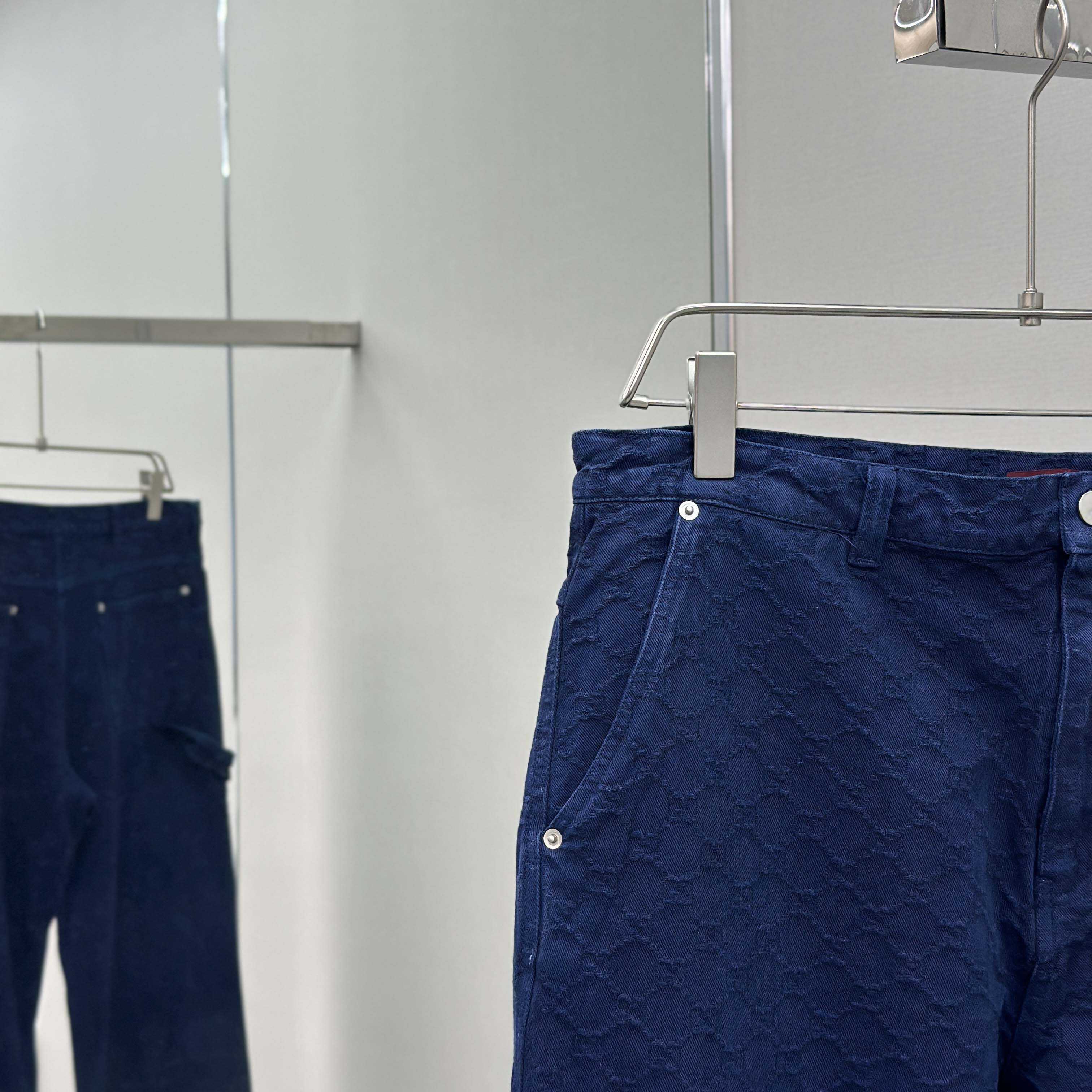 Gucci Bleached GG Cotton Denim Jacquard Pant - DopestKickz