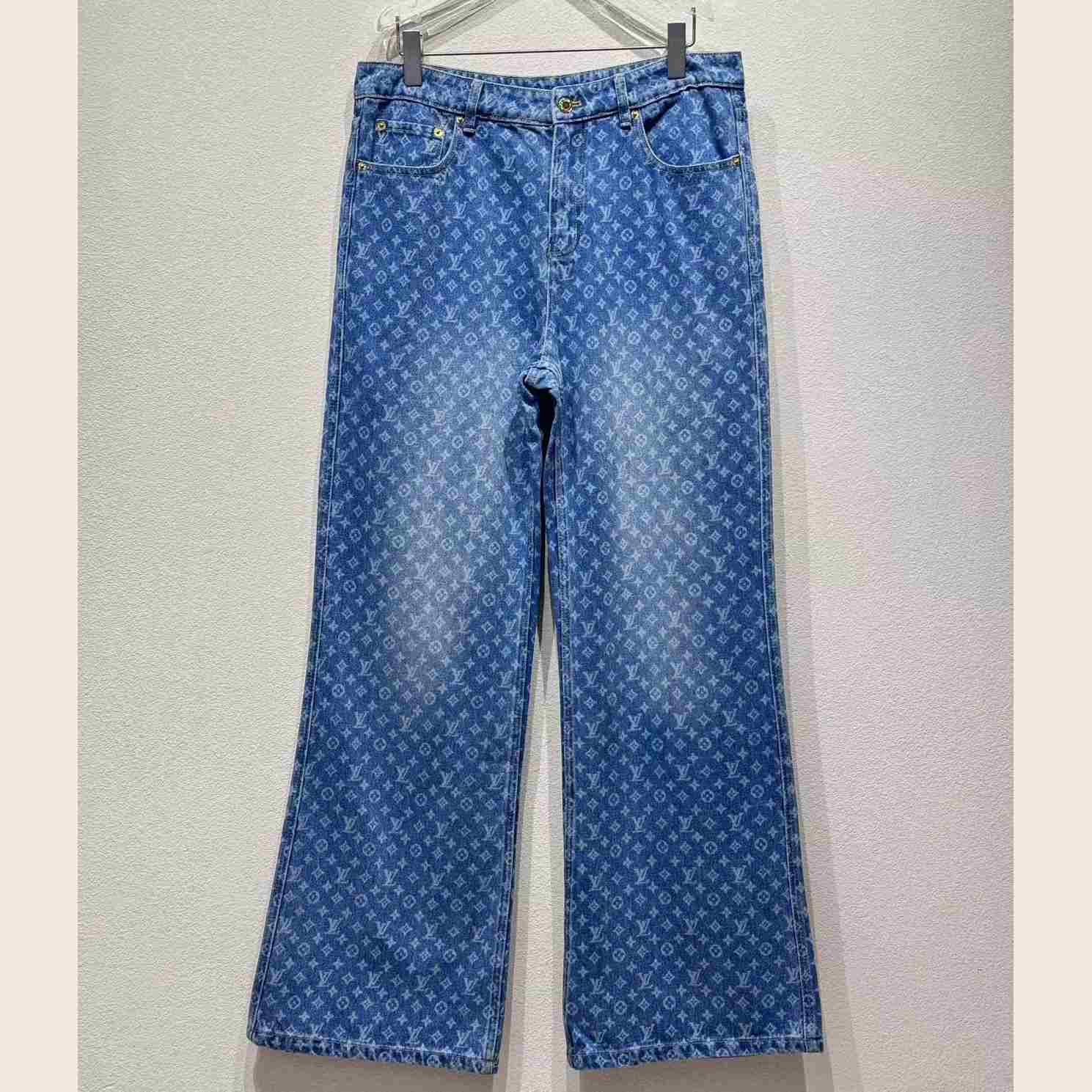 Louis Vuitton Monogram Flared Jeans   1AHENS - DopestKickz