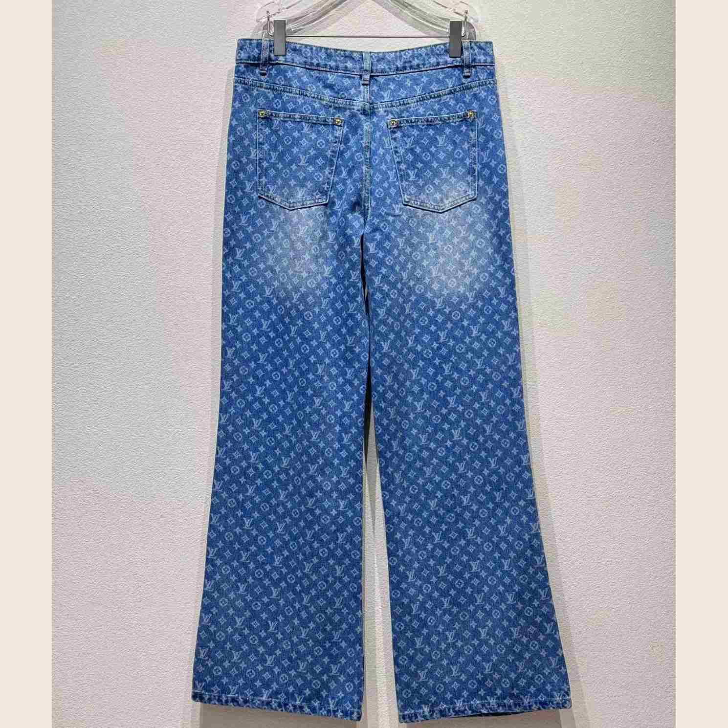 Louis Vuitton Monogram Flared Jeans   1AHENS - DopestKickz