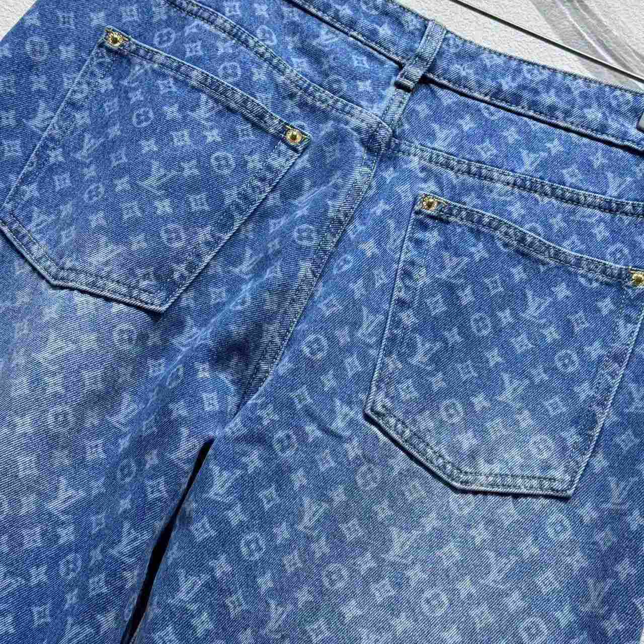 Louis Vuitton Monogram Flared Jeans   1AHENS - DopestKickz