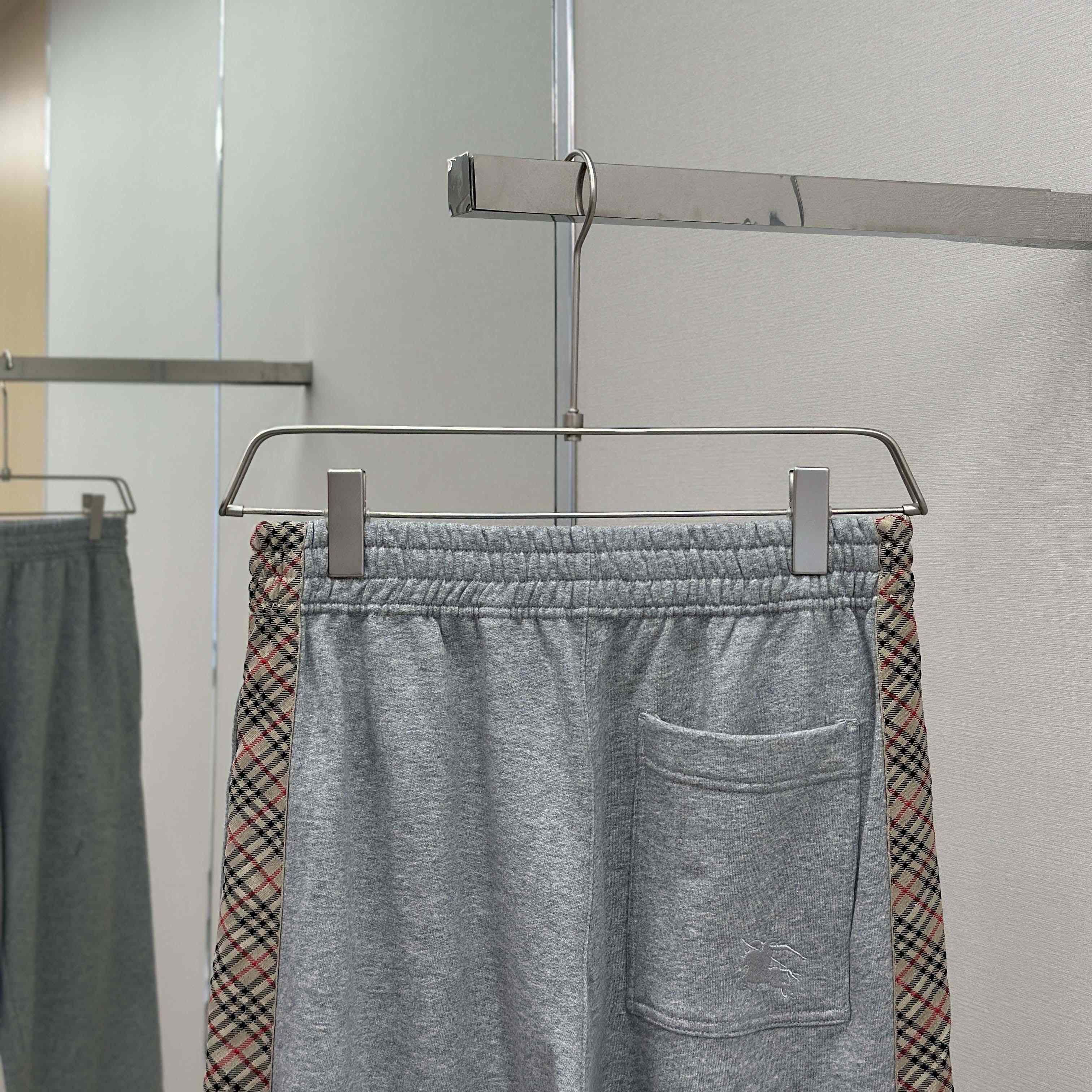 Burberry Check Trim Cotton Jogging Pants - DopestKickz