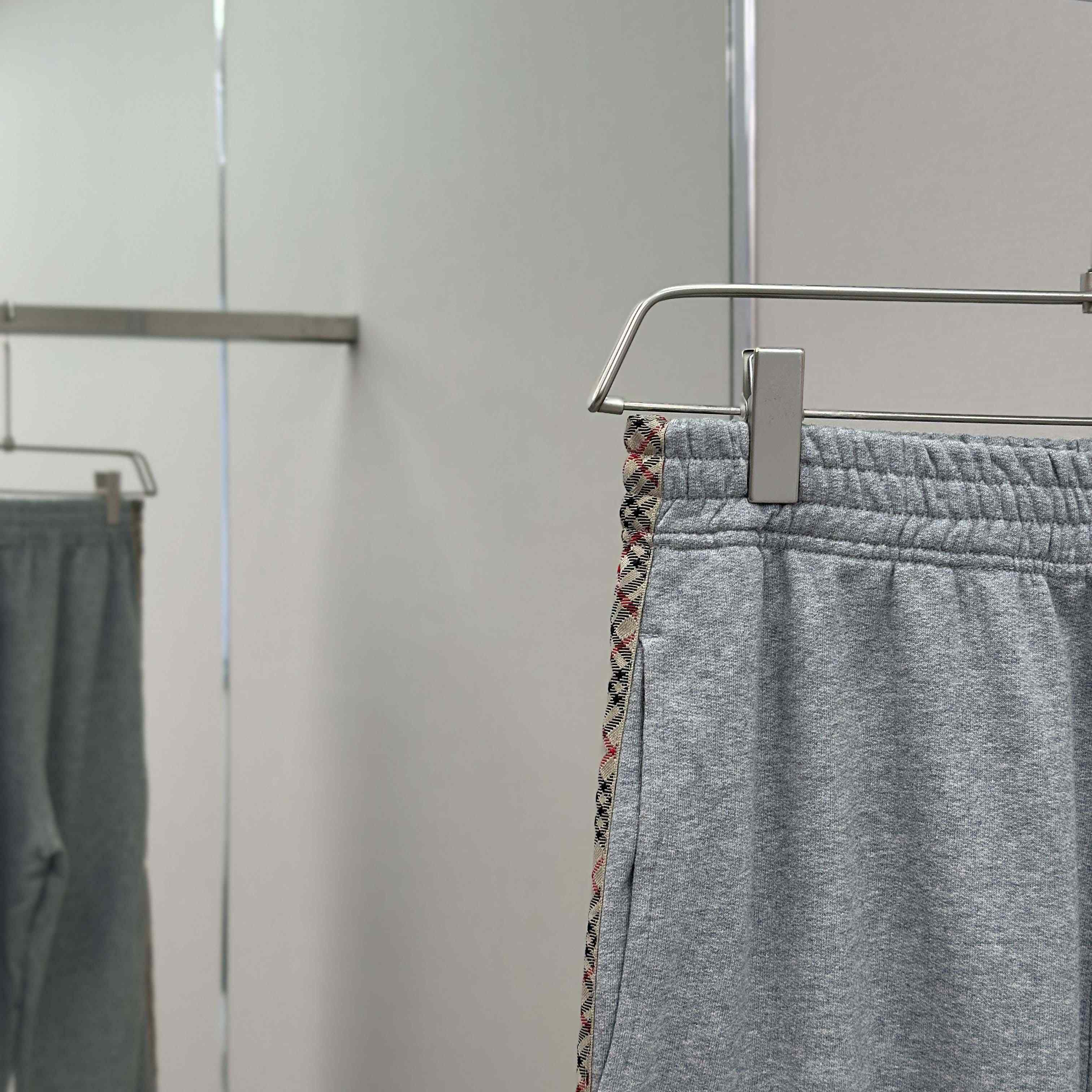 Burberry Check Trim Cotton Jogging Pants - DopestKickz