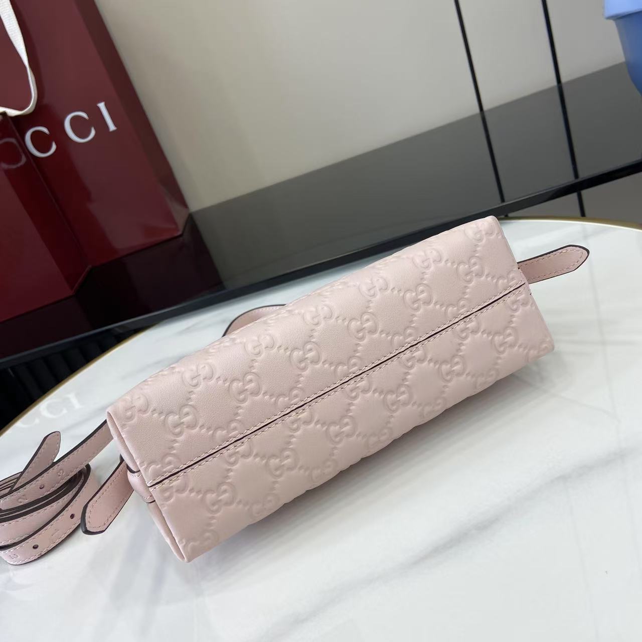 Gucci GG Emblem Small Shoulder Bag - DopestKickz