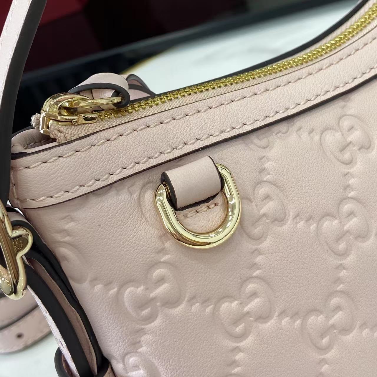 Gucci GG Emblem Small Shoulder Bag - DopestKickz