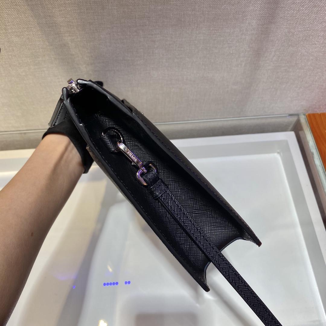 Prada Saffiano Leather Pouch - DopestKickz