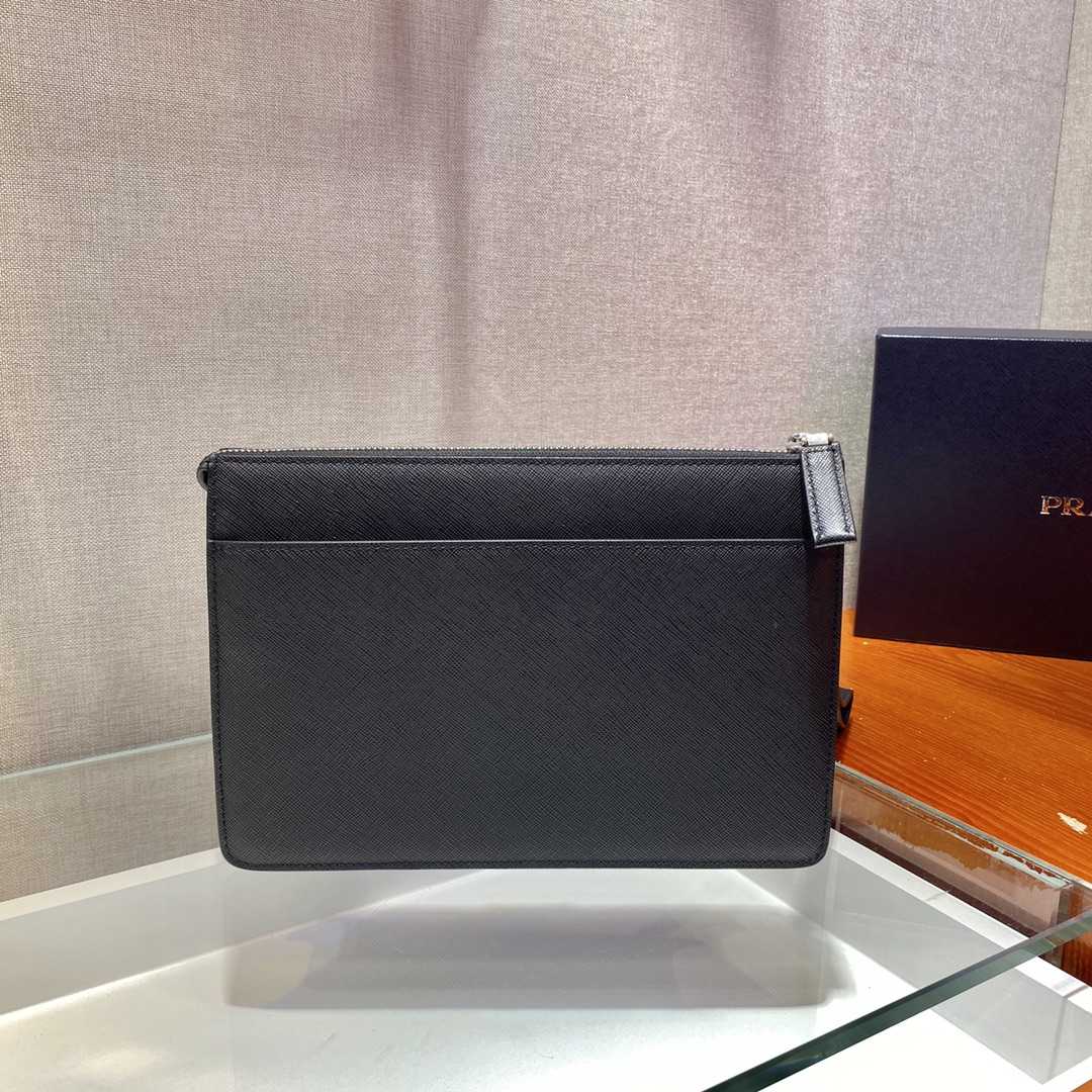 Prada Saffiano Leather Pouch - DopestKickz