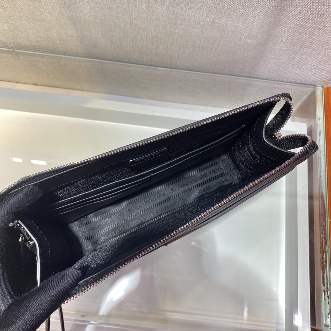 Prada Saffiano Leather Pouch - DopestKickz