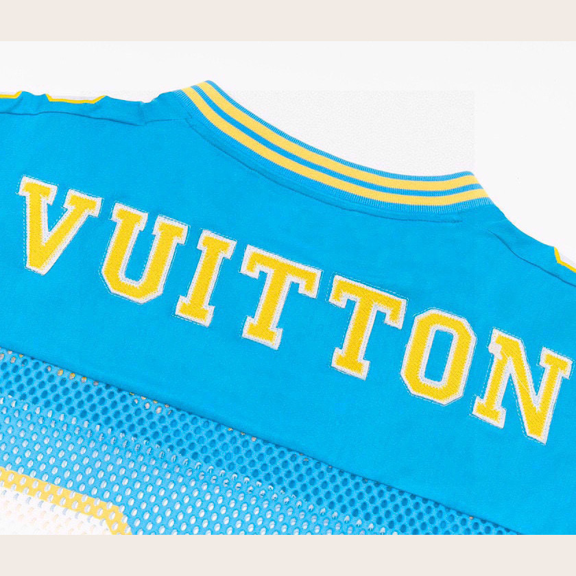 Louis Vuitton Sporty T-shirt with Patch Blue - DopestKickz