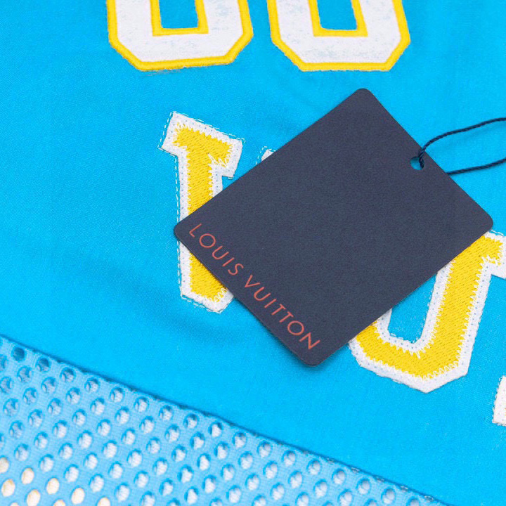 Louis Vuitton Sporty T-shirt with Patch Blue - DopestKickz