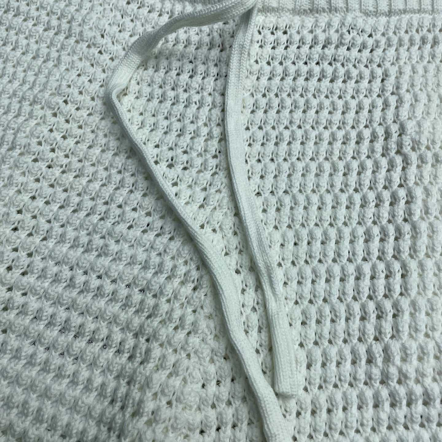 Casablanca Cotton Tennis Crochet Shorts    D0104 - DopestKickz