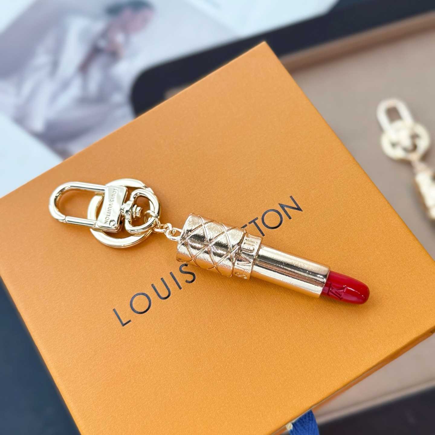 Louis Vuitton LV Lipstick Bag Charm   M03006 - DopestKickz