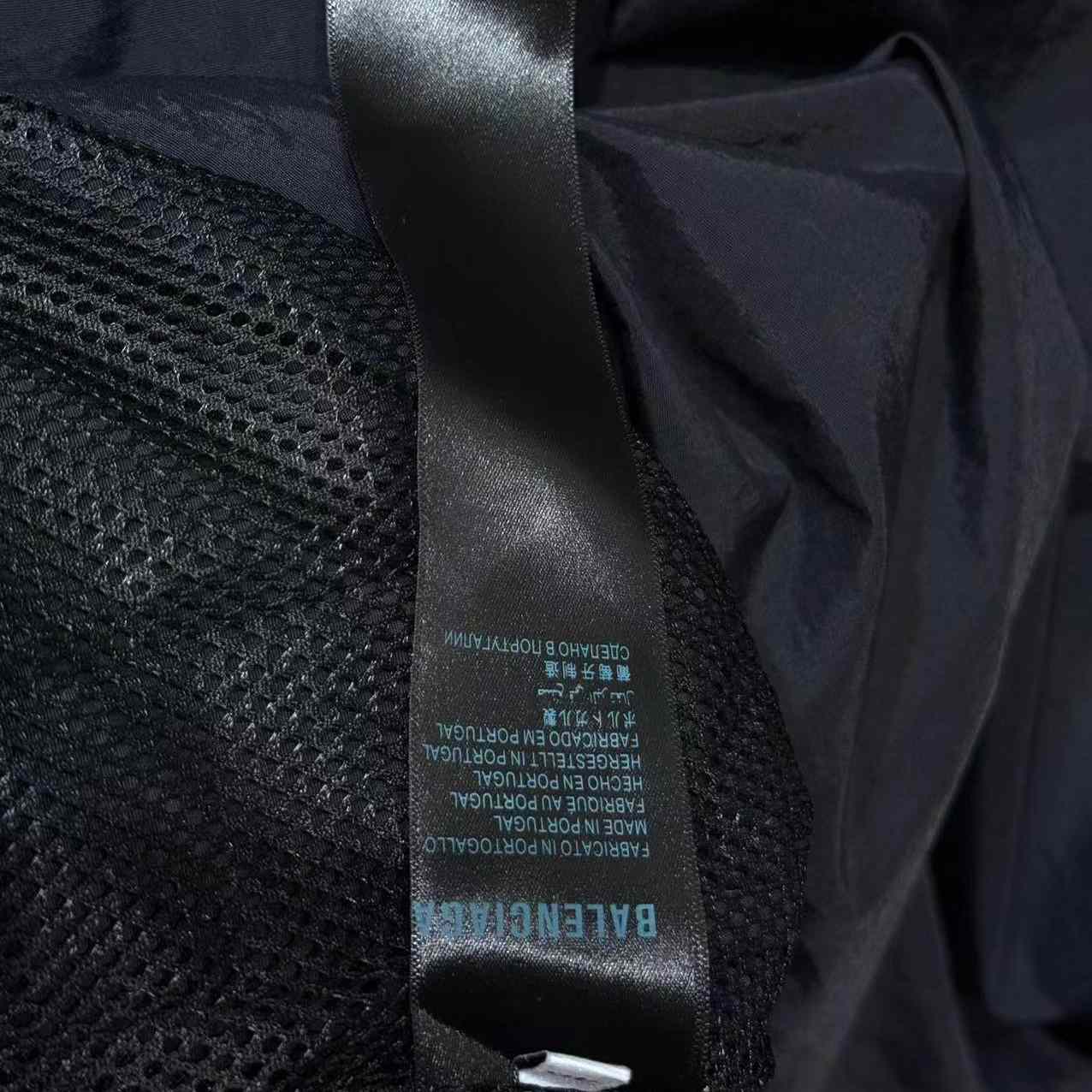 Balenciaga Loop Sports Icon Tracksuit Jacket In Black - DopestKickz