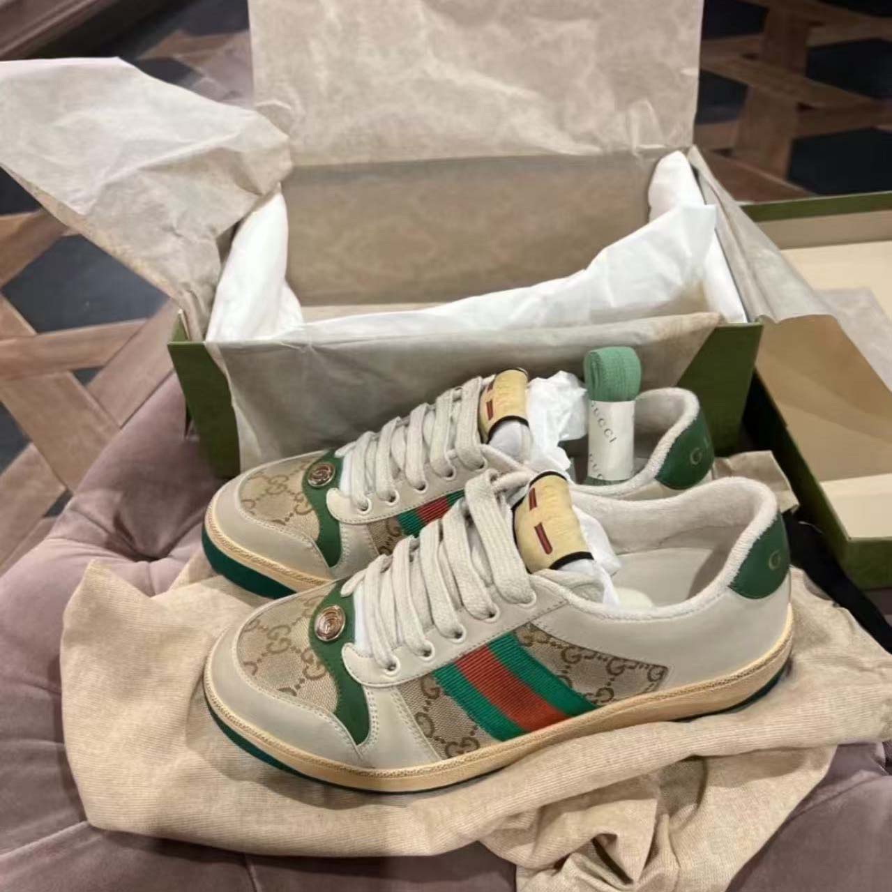 Gucci Screener Sneaker - DopestKickz