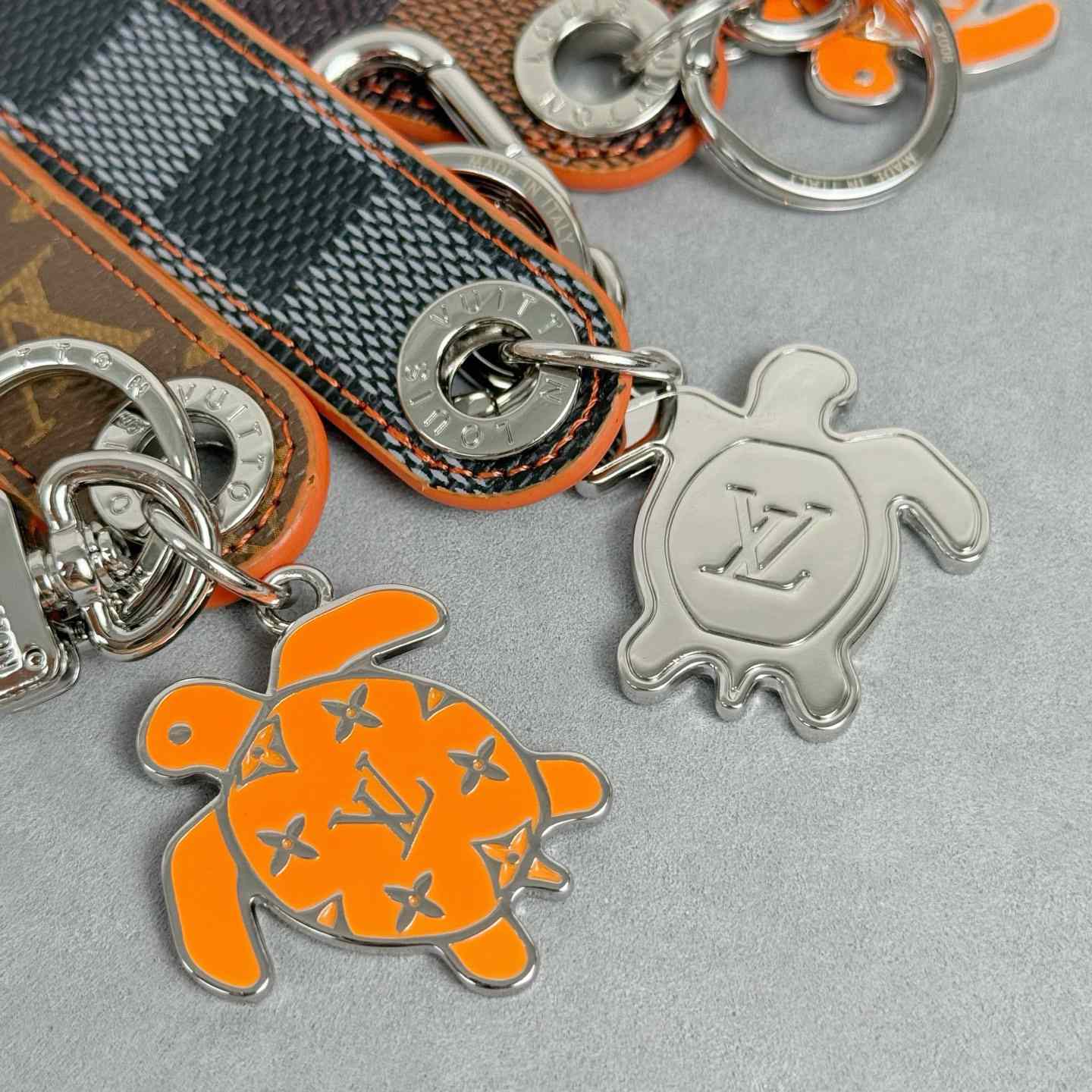 Louis Vuitton Dragonne Tab Key Holder and Bag Charm   M02558 - DopestKickz