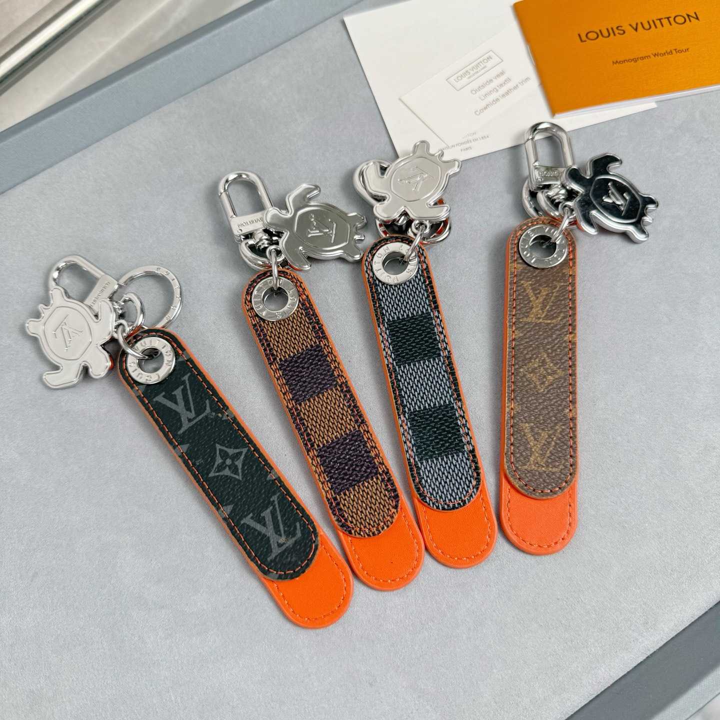 Louis Vuitton Dragonne Tab Key Holder and Bag Charm   M02558 - DopestKickz